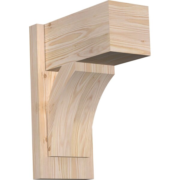 Ekena Millwork Thorton Block Smooth Outlooker, Douglas Fir, 7 1/2"W x 14"D x 18"H OUT08X14X18THR05SDF - main